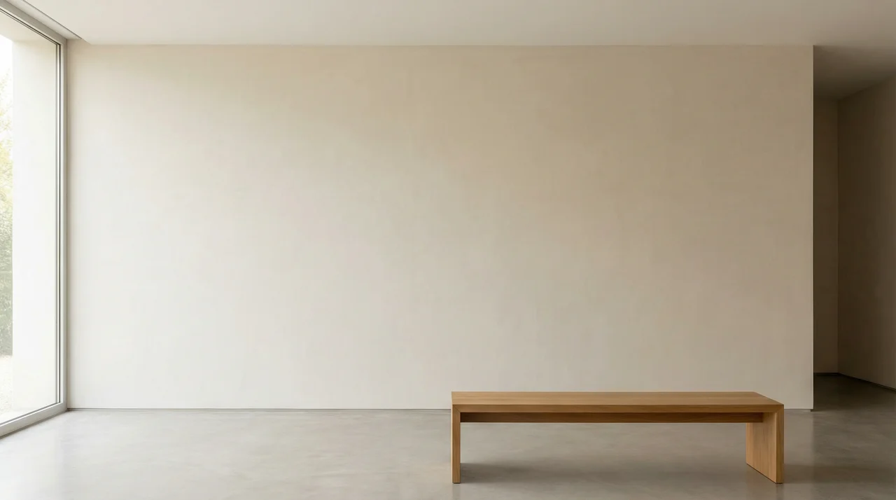 Strak opgeleverde wand in een nieuwbouwwoning