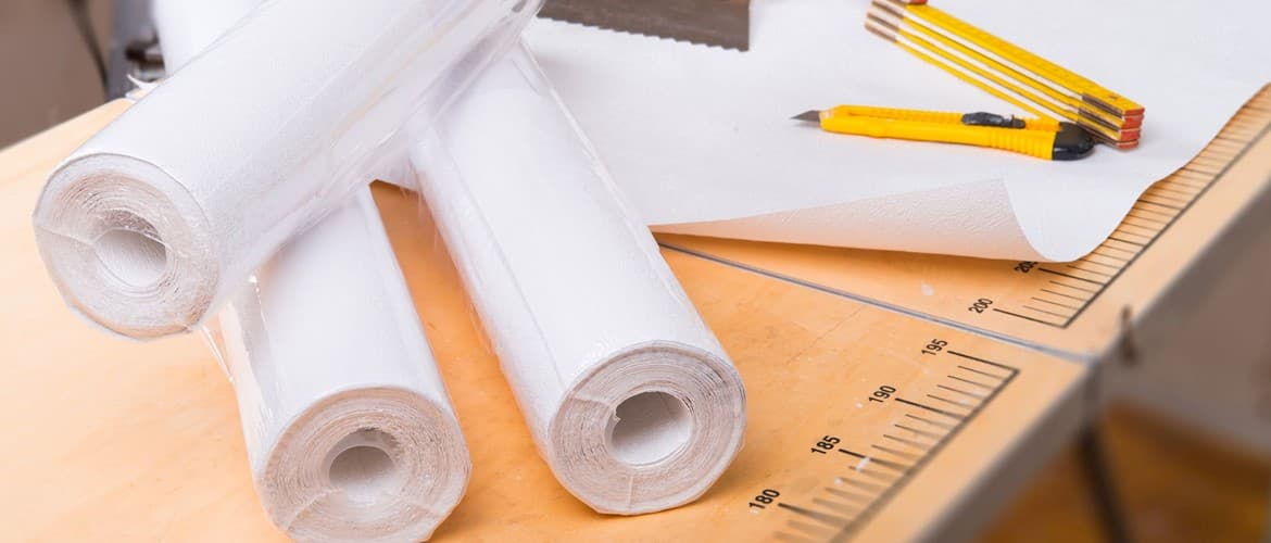 Rollen renovlies klaar voor verwerking